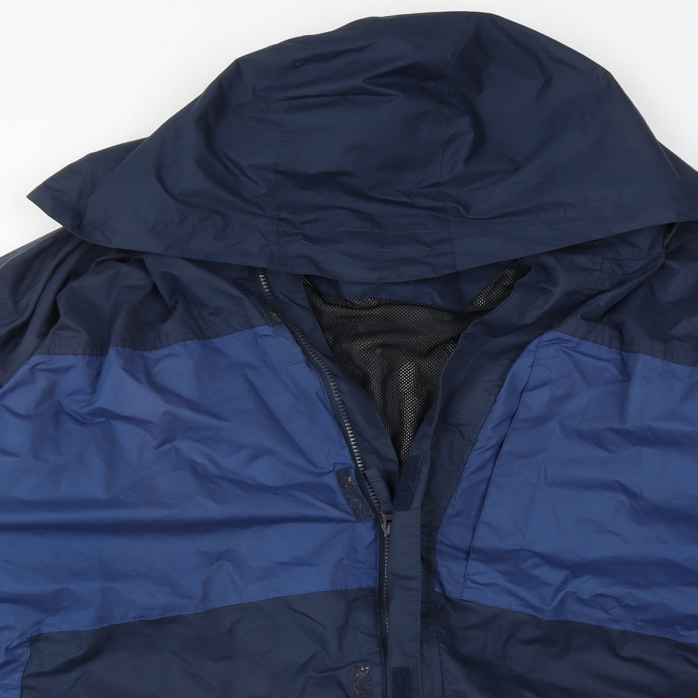 Espionage Mens Blue   Overcoat Coat Size 3XL