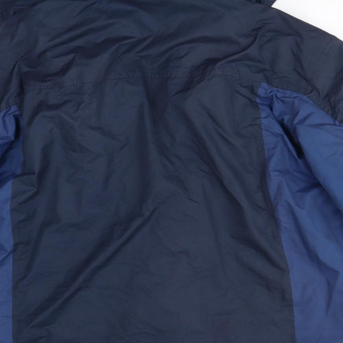 Espionage Mens Blue   Overcoat Coat Size 3XL