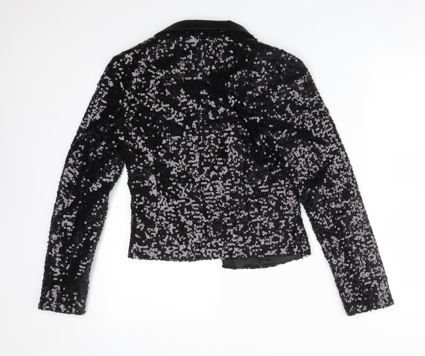 Atmosphere Womens Black  Polyester Jacket Blazer Size 8