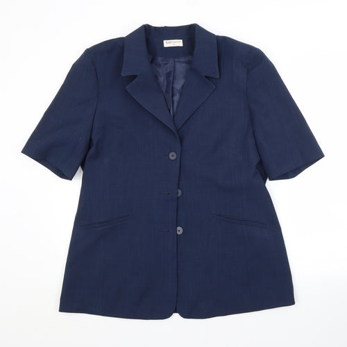 Bonmarché Womens Blue   Jacket Blazer Size 14
