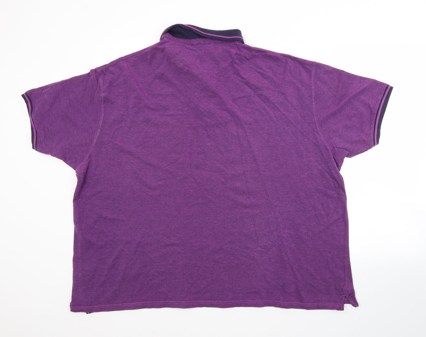 Colin Montgomerie Mens Purple  Cotton  Polo Size 2XL Collared