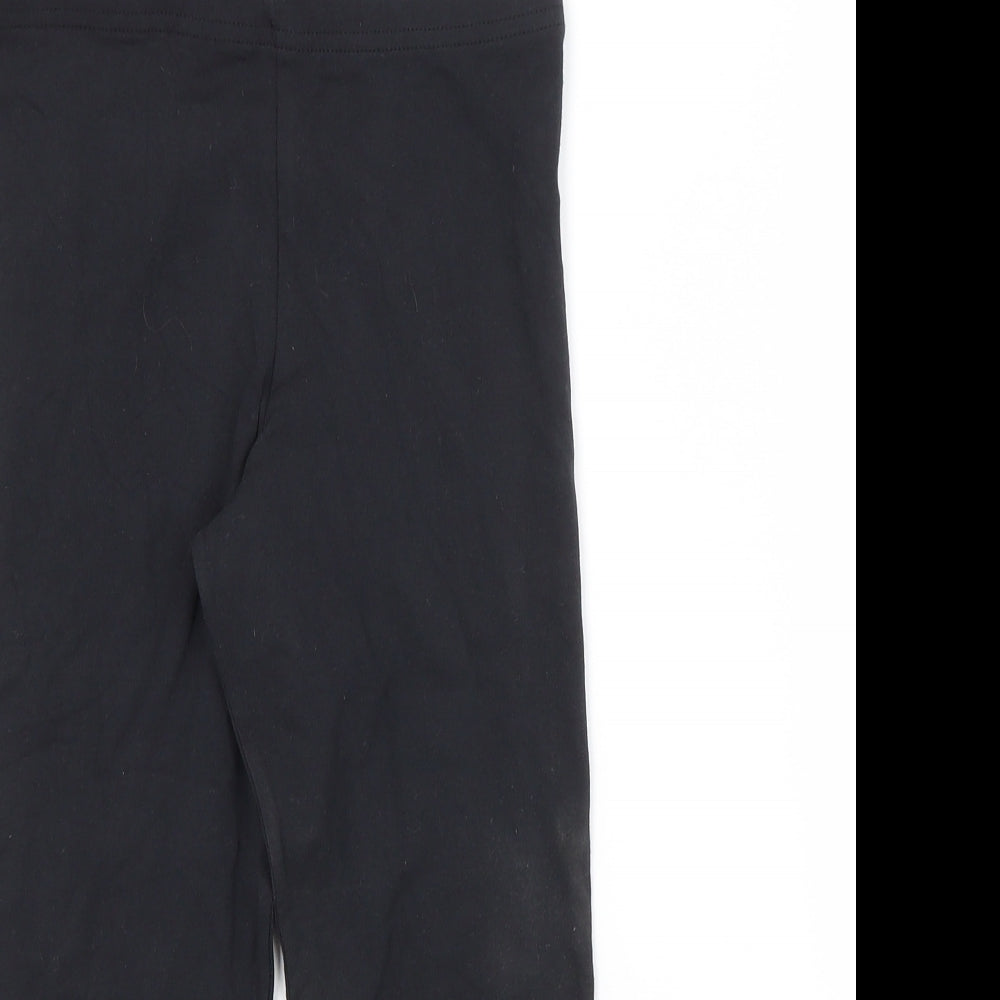 Cherokee Girls Black  Cotton Capri Trousers Size 11-12 Years  Regular