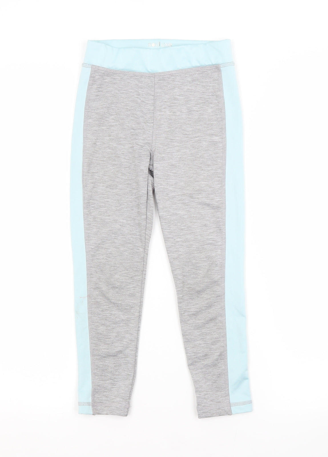 SOULUXE Girls Grey  Polyester Jogger Trousers Size 6-7 Years  Regular