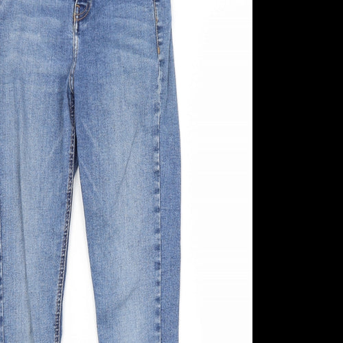 Topshop Womens Blue  Cotton Skinny Jeans Size 25 in L32 in Regular