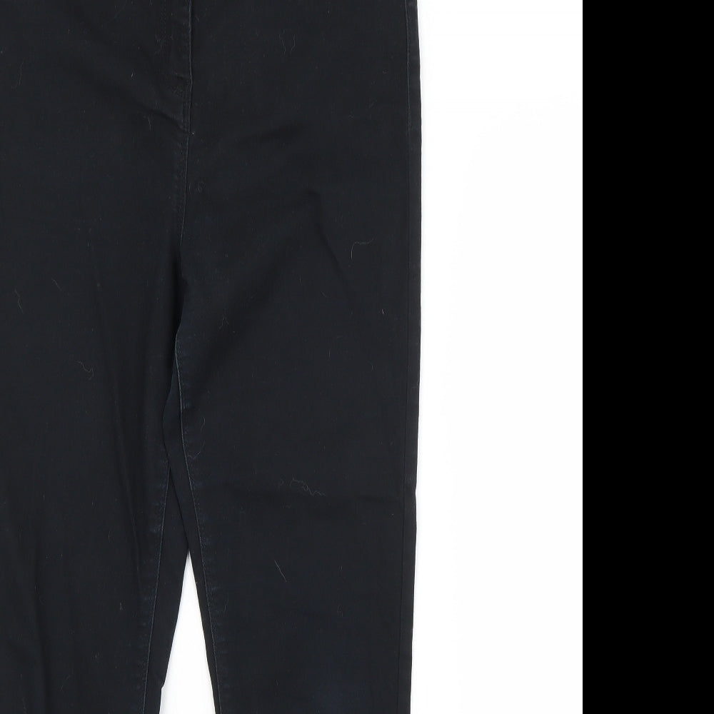 Papaya Womens Blue  Cotton Skinny Jeans Size 12 L20 in Regular