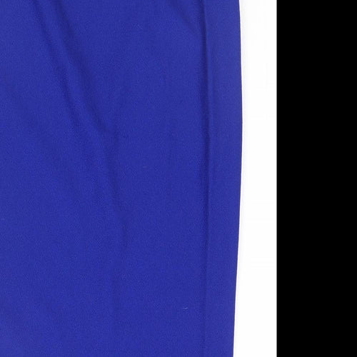 Select Womens Blue  Polyester Straight & Pencil Skirt Size 8