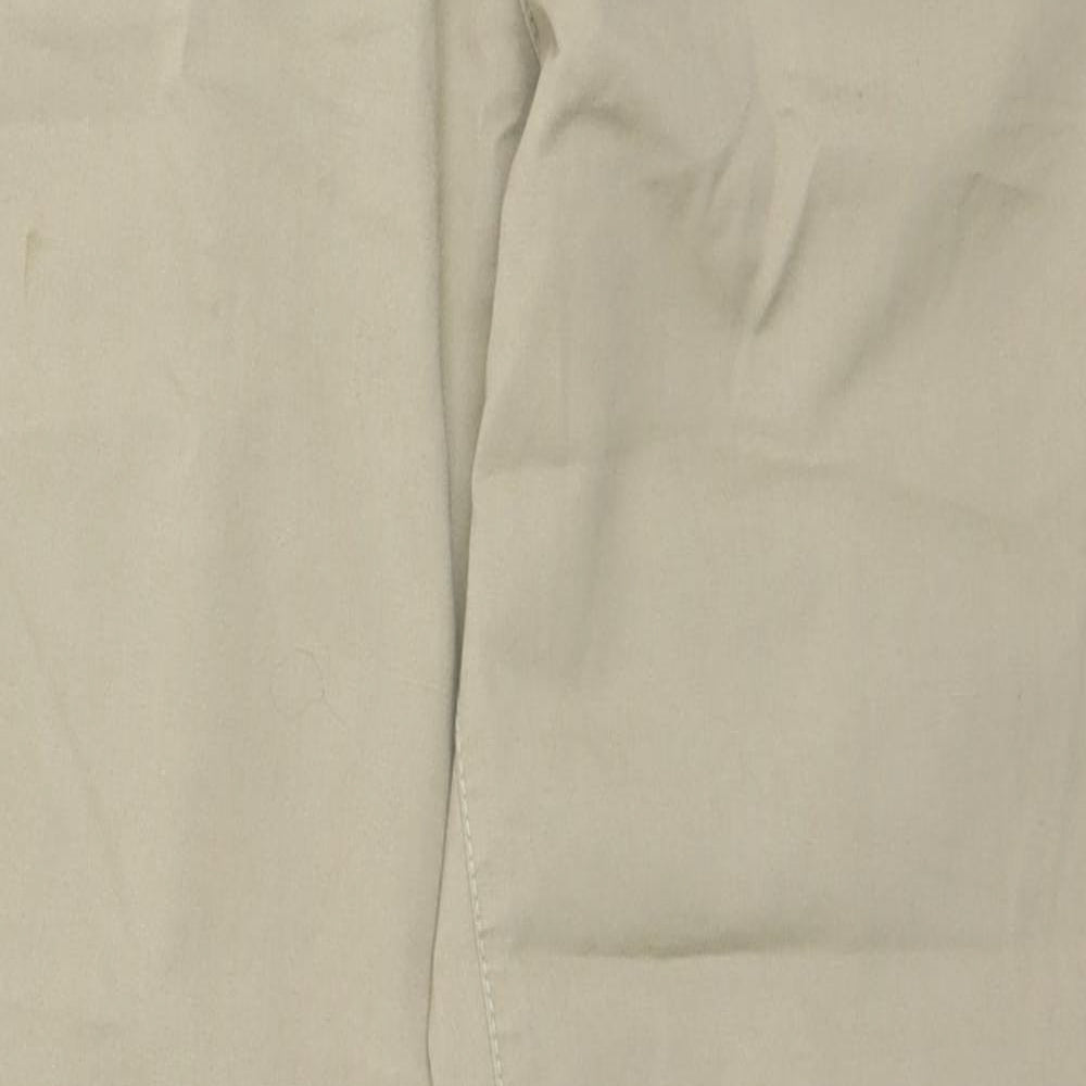 Red Herring Womens Beige  Cotton Trousers  Size 34 in L32 in Regular