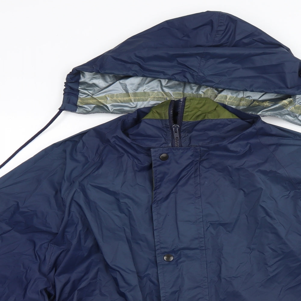 Marks and Spencer Mens Blue   Rain Coat Coat Size S