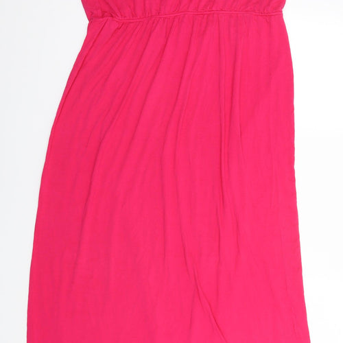 George Womens Pink  Viscose A-Line  Size 18 Off the Shoulder