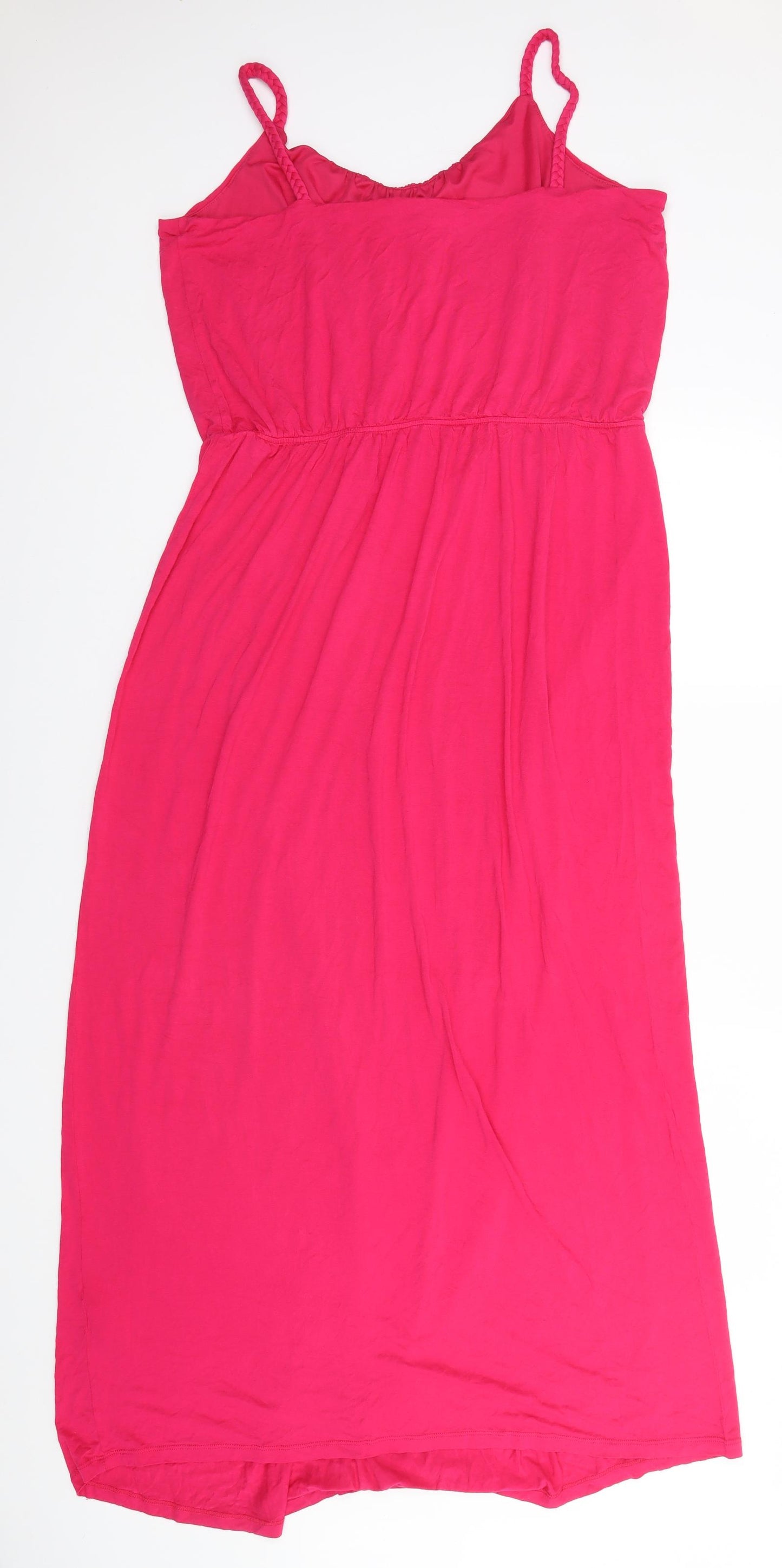 George Womens Pink  Viscose A-Line  Size 18 Off the Shoulder