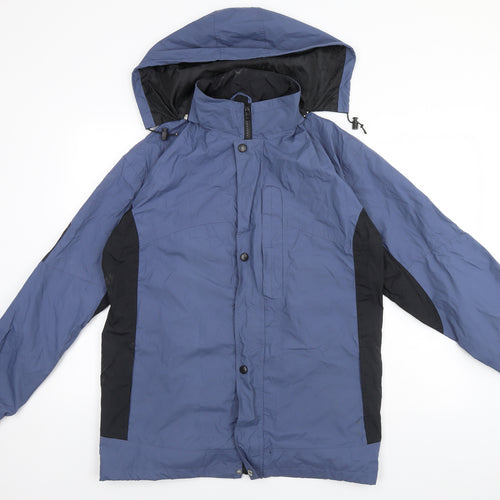 Preworn Mens Blue   Rain Coat Coat Size M