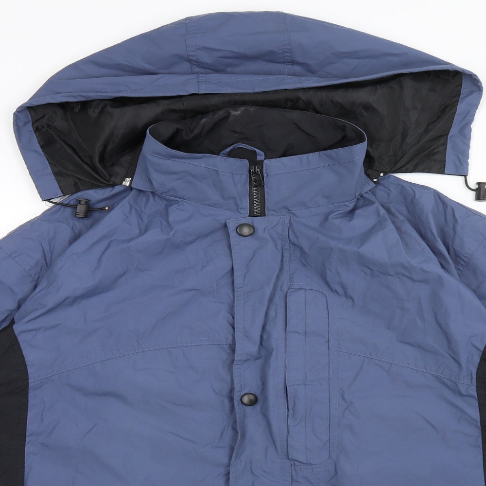 Preworn Mens Blue   Rain Coat Coat Size M