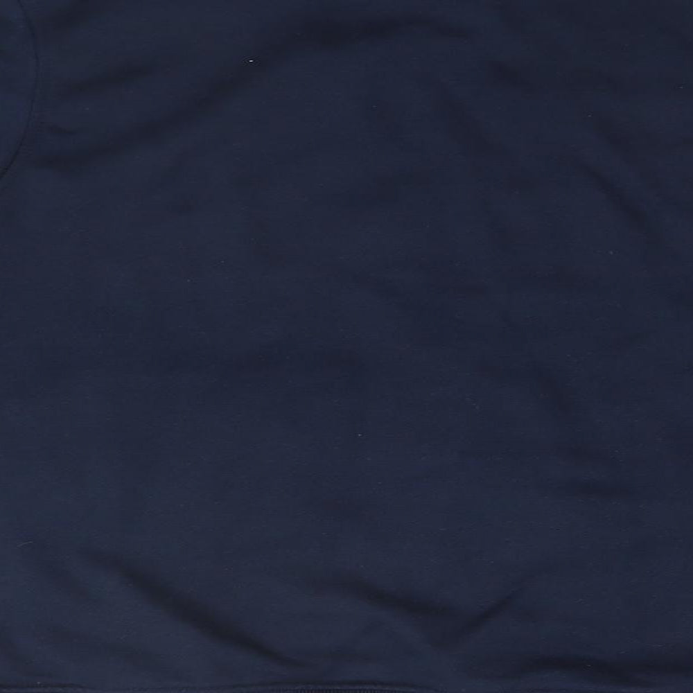 Pierre Cardin Mens Blue High Neck  Polyester Full Zip Jumper Size M