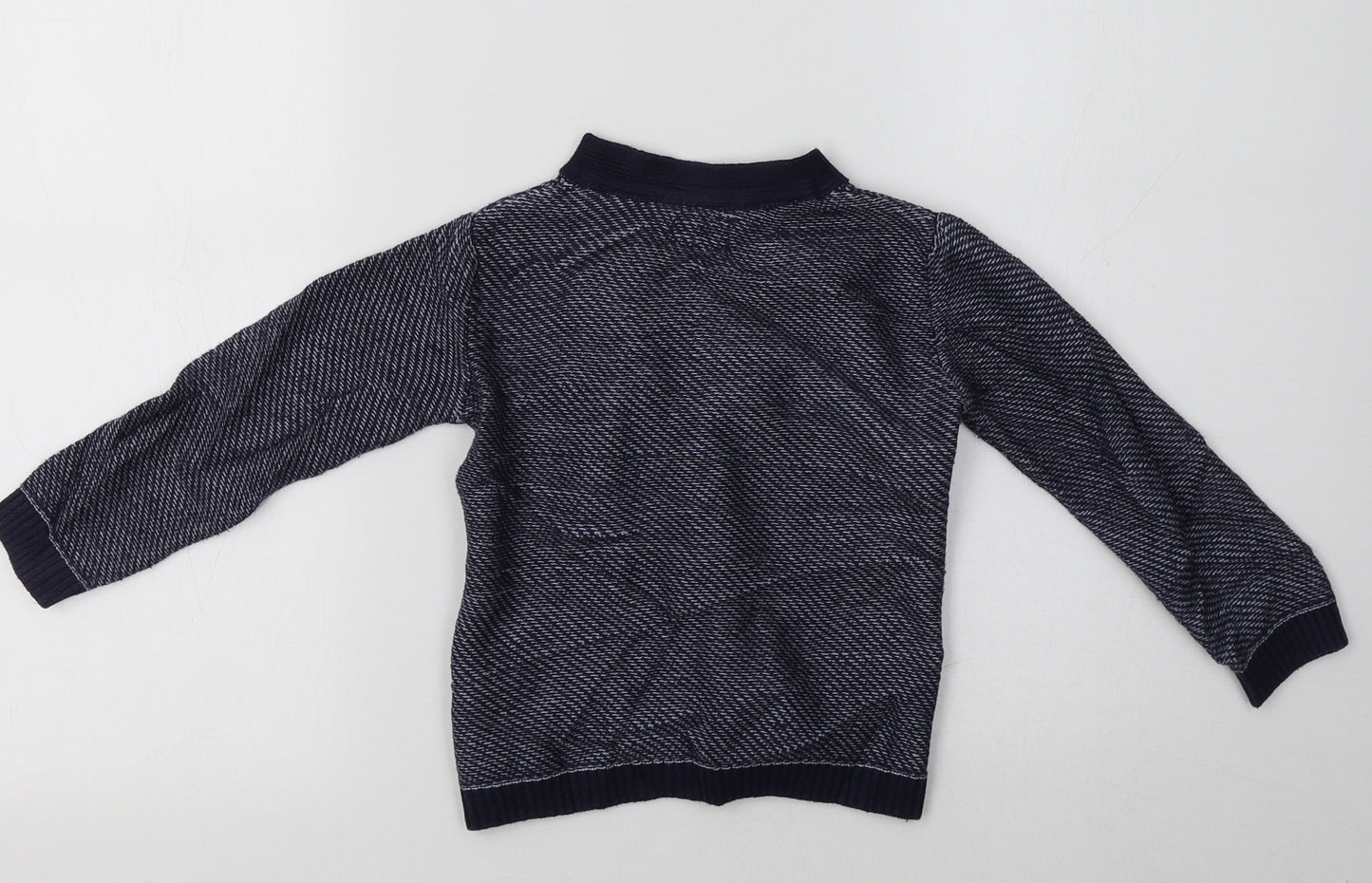 Mothercare Baby Blue  Cotton Cardigan Jumper Size 18-24 Months