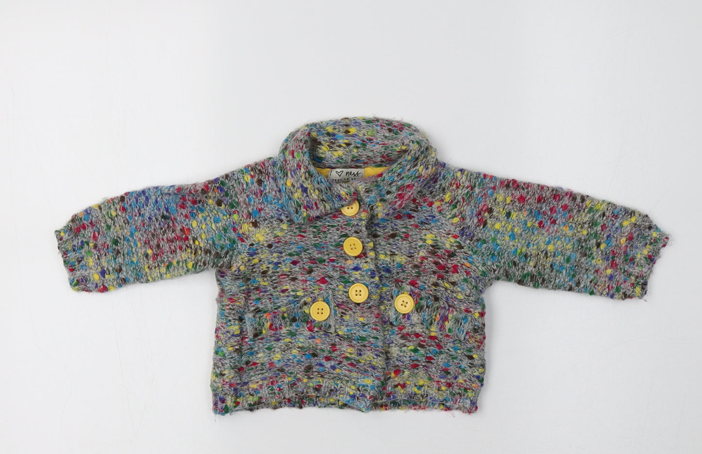 NEXT Baby Multicoloured  Polyester Cardigan Jumper Size 3-6 Months