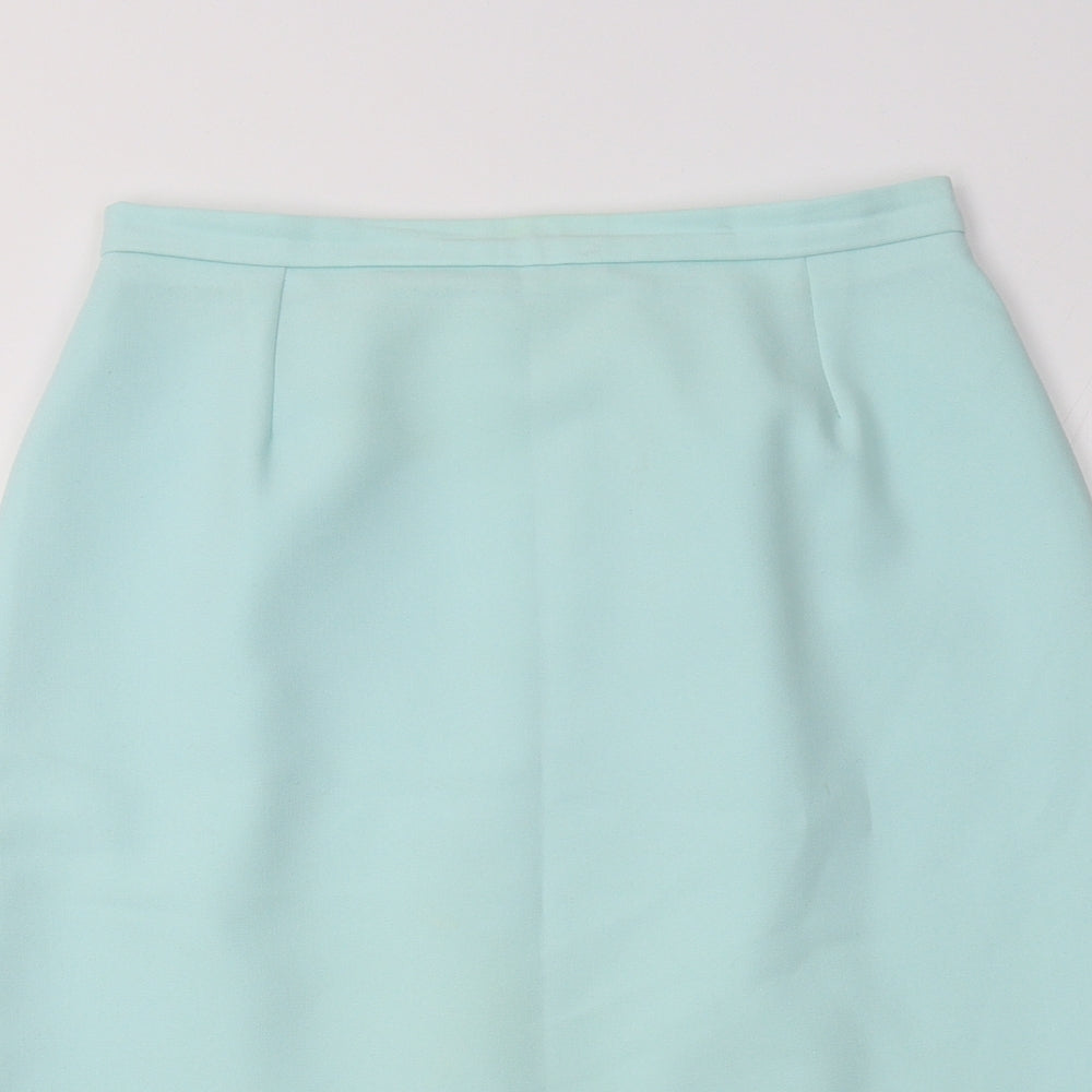 George Womens Green  Polyester Straight & Pencil Skirt Size 12