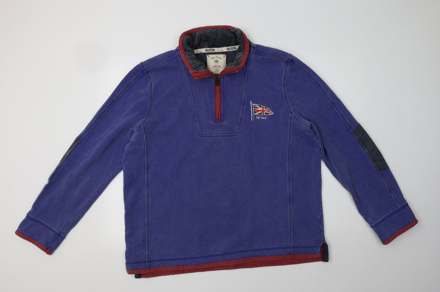 Fat Face Mens Blue  Cotton Pullover Sweatshirt Size XL