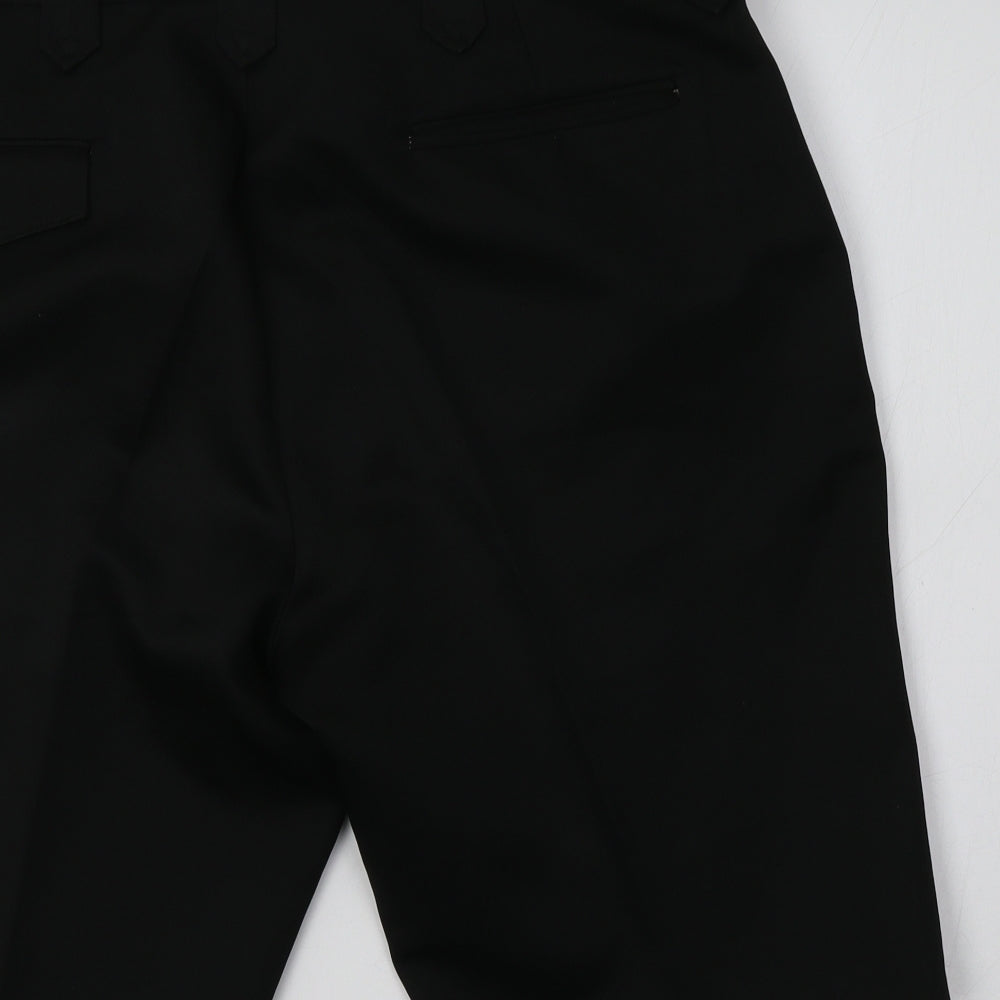 Circle Mens Black  Polyester Chino Shorts Size 38 L12 in Regular