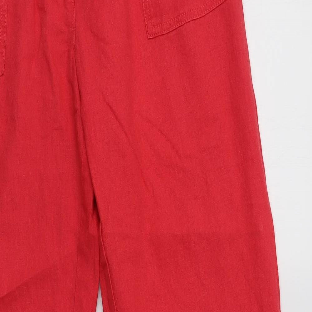 George Womens Pink  Viscose Trousers  Size 10 L29 in Regular