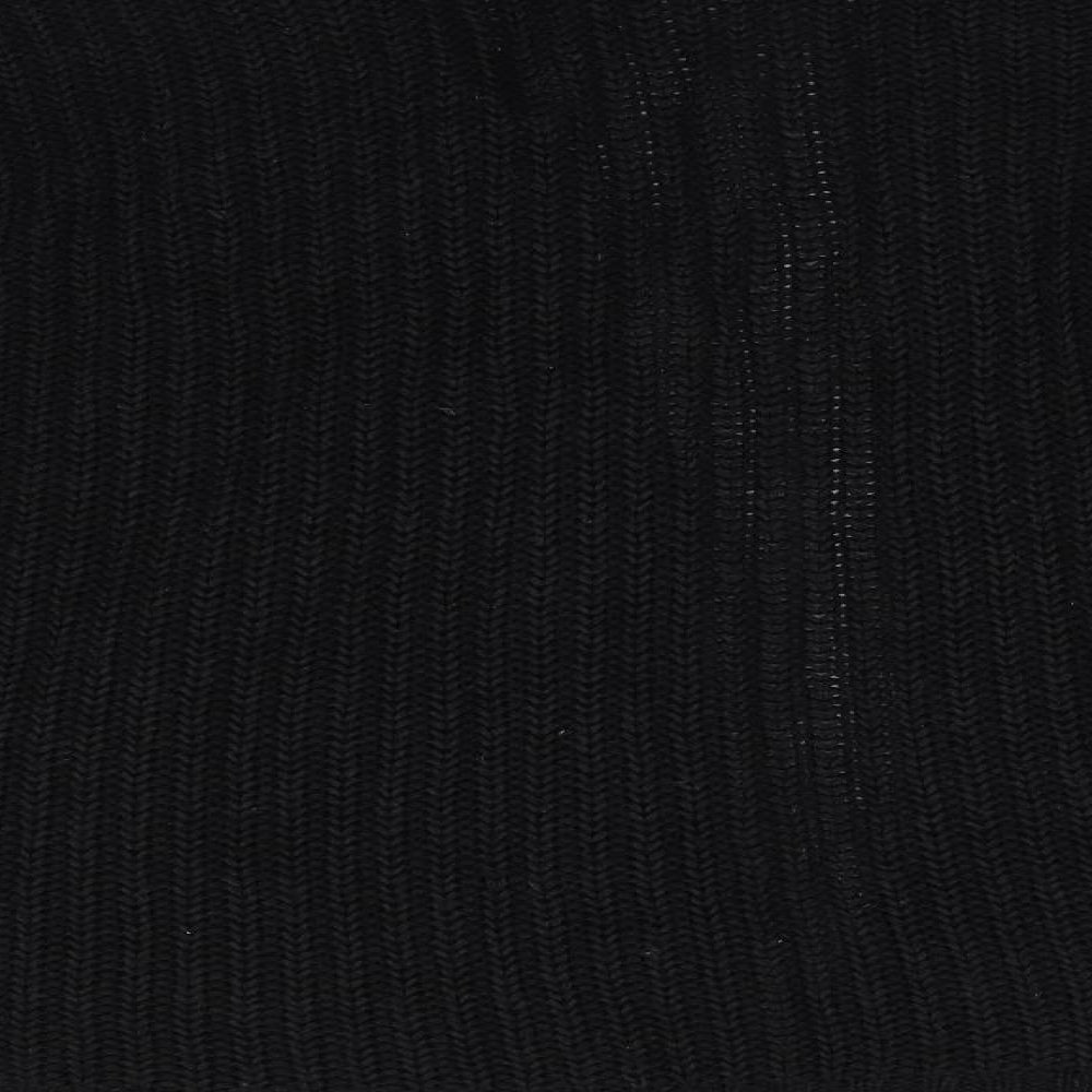 New Look Womens Black V-Neck  Acrylic Cardigan Jumper Size L