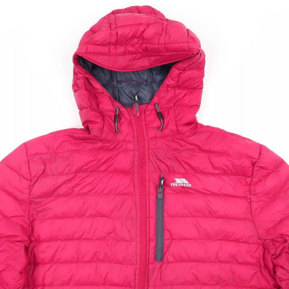 Trespass Mens Red   Anorak Coat Size L   - Compressible