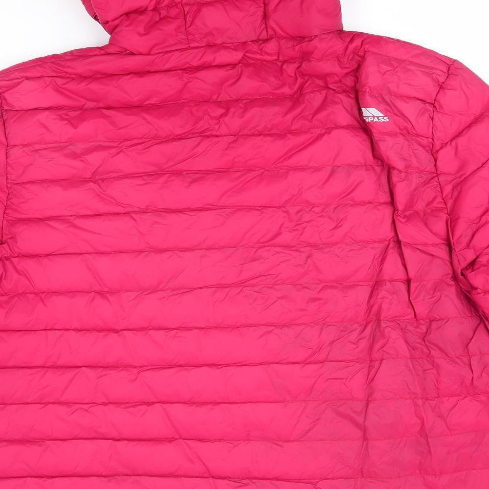 Trespass Mens Red   Anorak Coat Size L   - Compressible