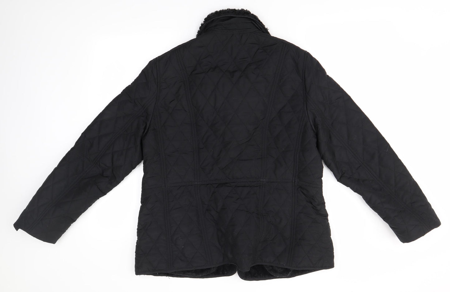 Weatherproof Womens Black   Overcoat Coat Size L