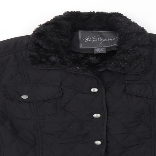 Weatherproof Womens Black   Overcoat Coat Size L
