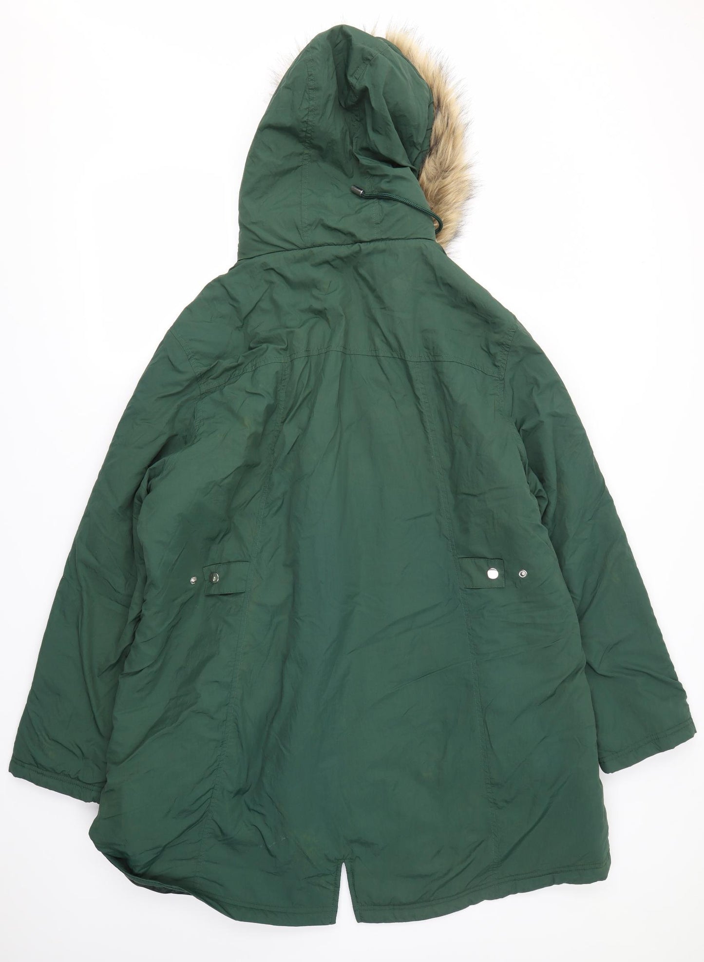 Capsule Womens Green   Overcoat Coat Size 24