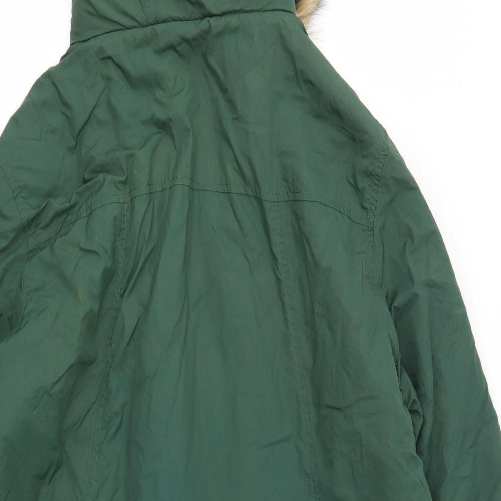 Capsule Womens Green   Overcoat Coat Size 24