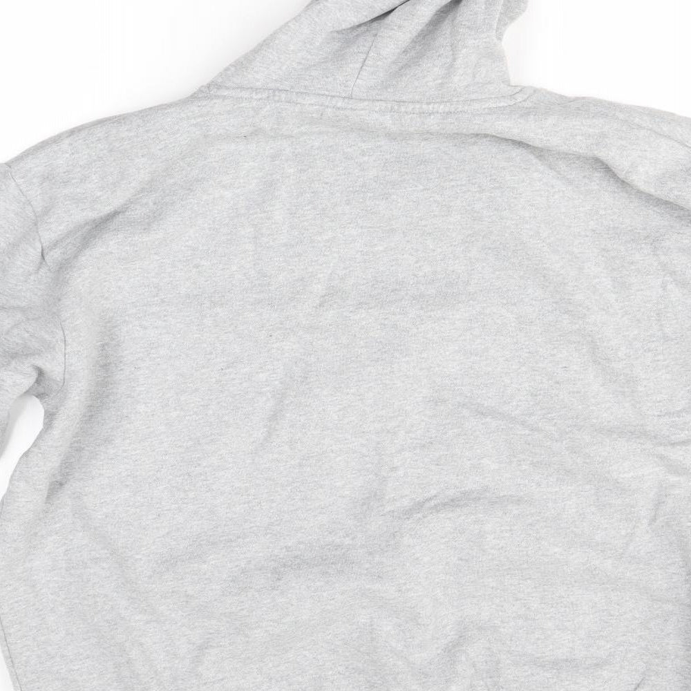 Umbro Mens Grey  Cotton Pullover Hoodie Size L