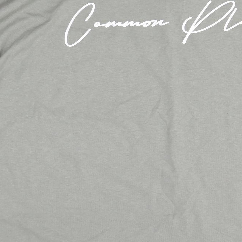 Common Place Mens Green  Cotton  T-Shirt Size XL Round Neck