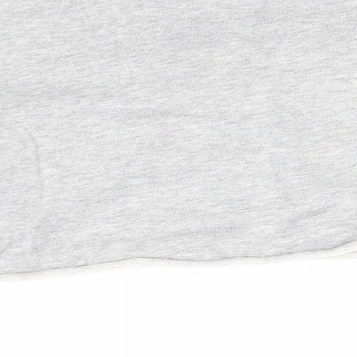 SheIn Womens Grey Round Neck  100% Cotton Pullover Jumper Size S