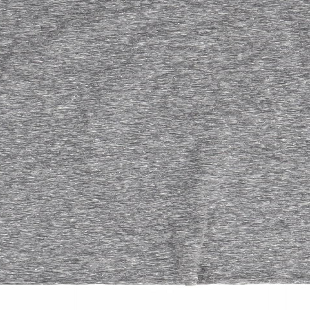 New Look Womens Grey  Polyester Basic Blouse Size 10 Round Neck