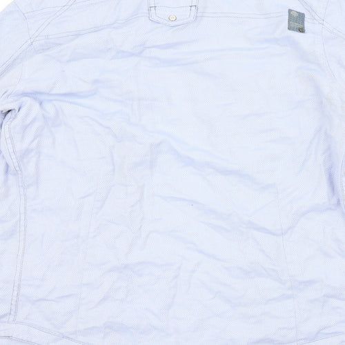 Mish Mash Mens Black  Cotton  Button-Up Size M Collared