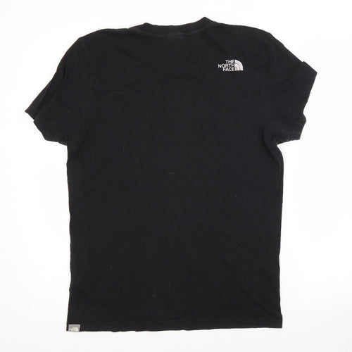 The North Face Mens Black  Cotton  T-Shirt Size S Crew Neck