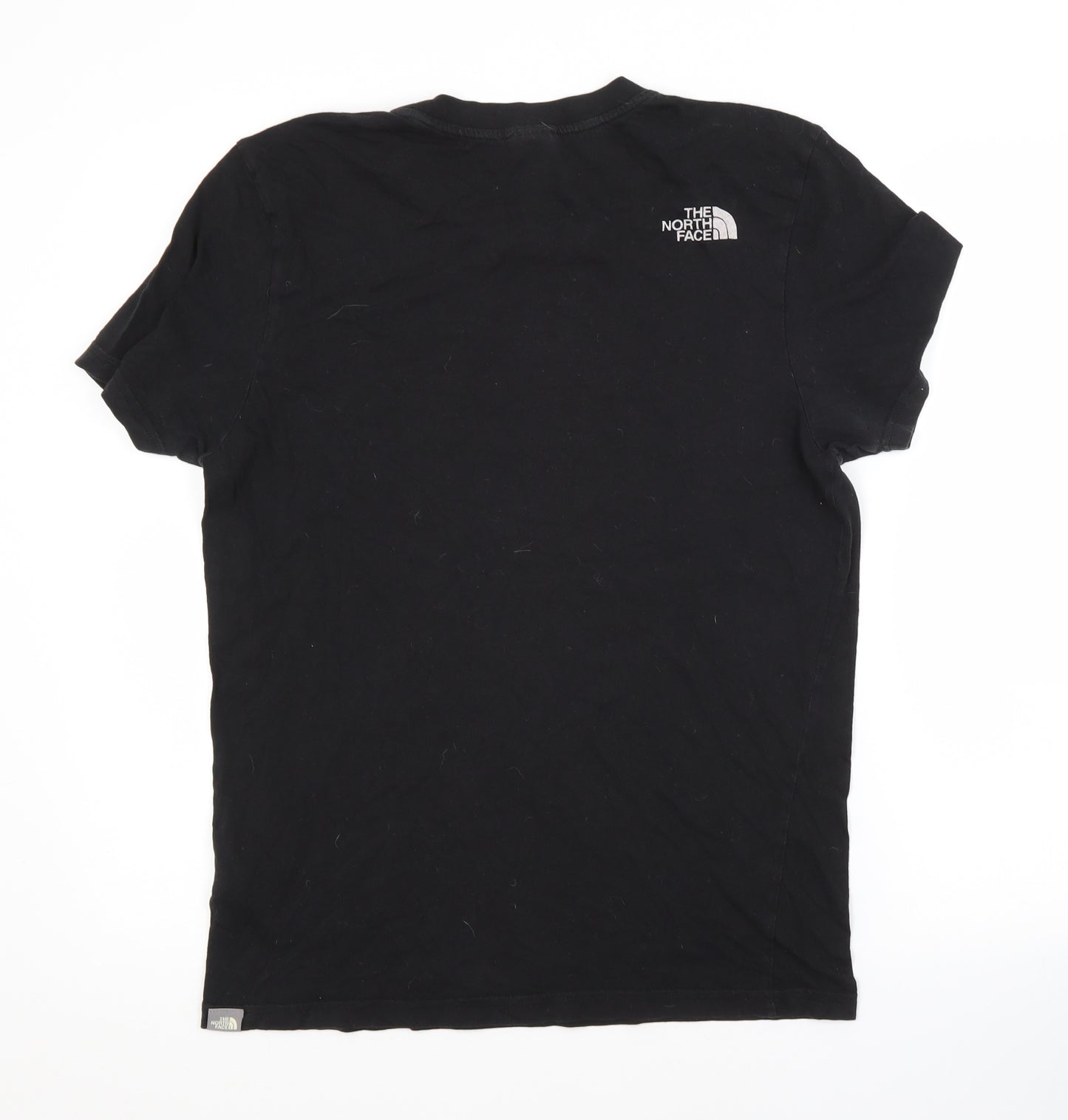 The North Face Mens Black  Cotton  T-Shirt Size S Crew Neck