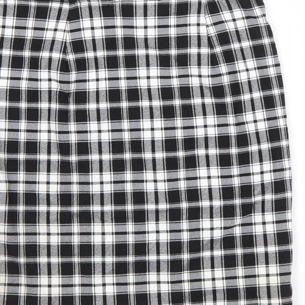 New Look Girls Multicoloured Check Viscose Straight & Pencil Skirt Size 12 Years  Regular