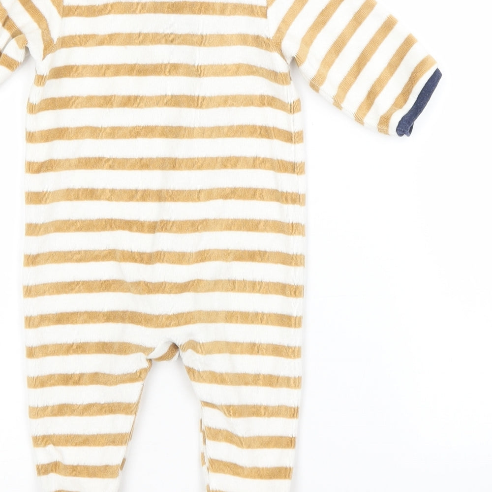 OBAIBI Baby Multicoloured Striped  Babygrow One-Piece Size 3-6 Months