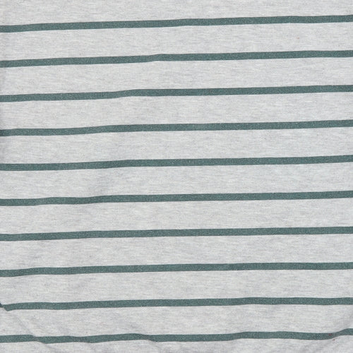 Primark Womens Grey Striped Polyester Pullover Sweatshirt Size 10   - HARRY POTTER