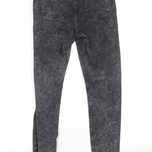 Primark Womens Grey  Cotton Skinny Jeans Size 10 L27 in Regular