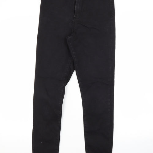 Primark Womens Black  Cotton Skinny Jeans Size 10 L27 in Regular
