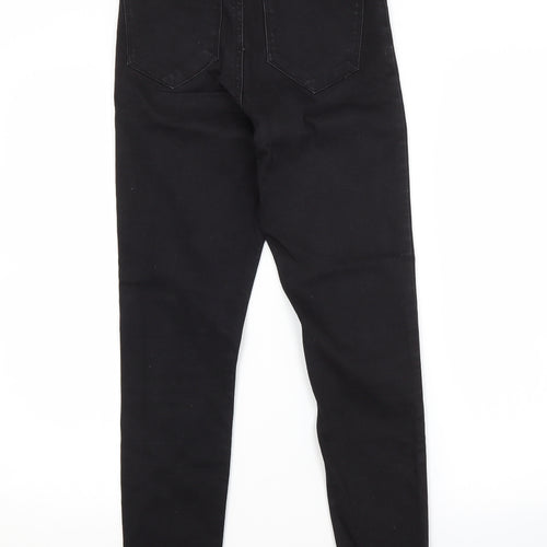 Primark Womens Black  Cotton Skinny Jeans Size 10 L27 in Regular