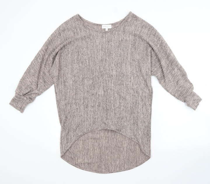 Apricot Womens Pink Scoop Neck  Polyester Pullover Jumper Size 10