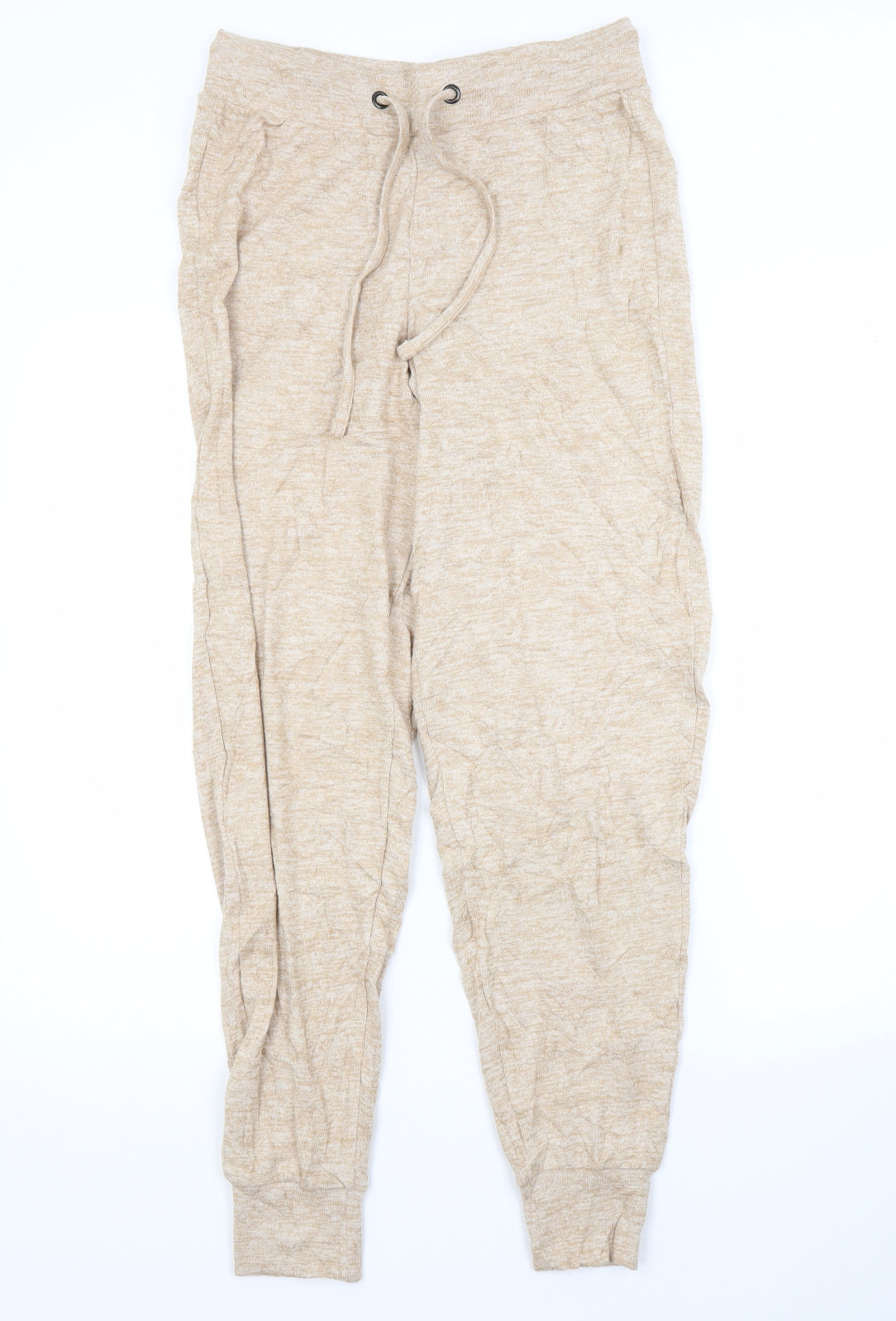 M&S Womens Brown  Viscose Sweatpants Trousers Size 8 L29 in Regular