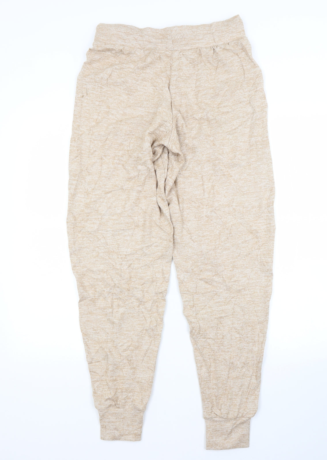M&S Womens Brown  Viscose Sweatpants Trousers Size 8 L29 in Regular