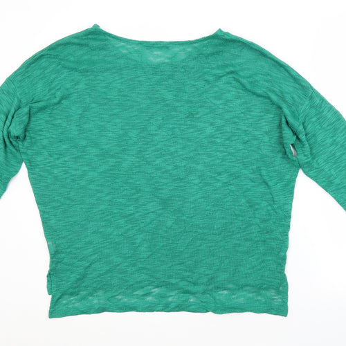Atmosphere Womens Green Boat Neck  Polyester Pullover Jumper Size 16
