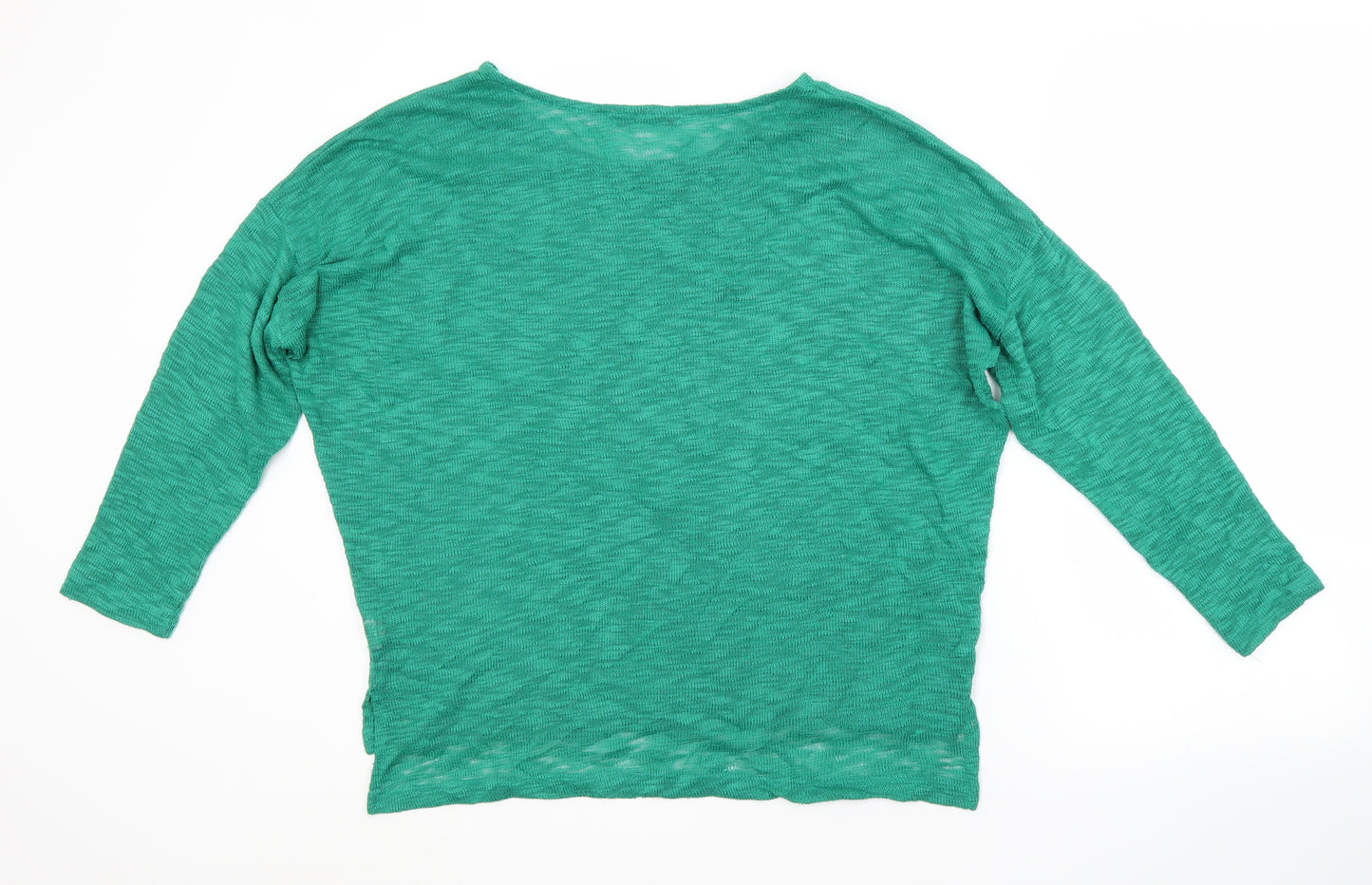 Atmosphere Womens Green Boat Neck  Polyester Pullover Jumper Size 16