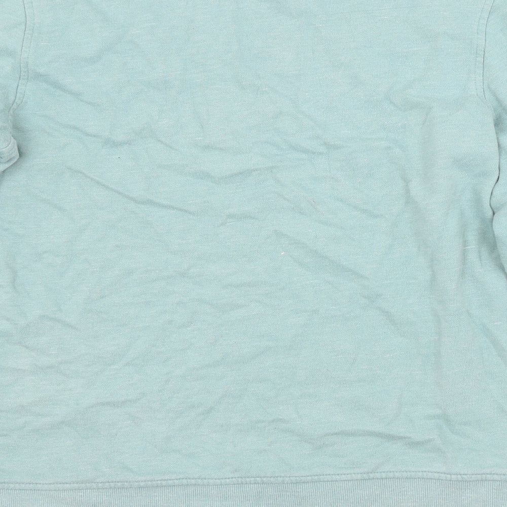 JACK & JONES Mens Blue  Cotton Pullover Sweatshirt Size S