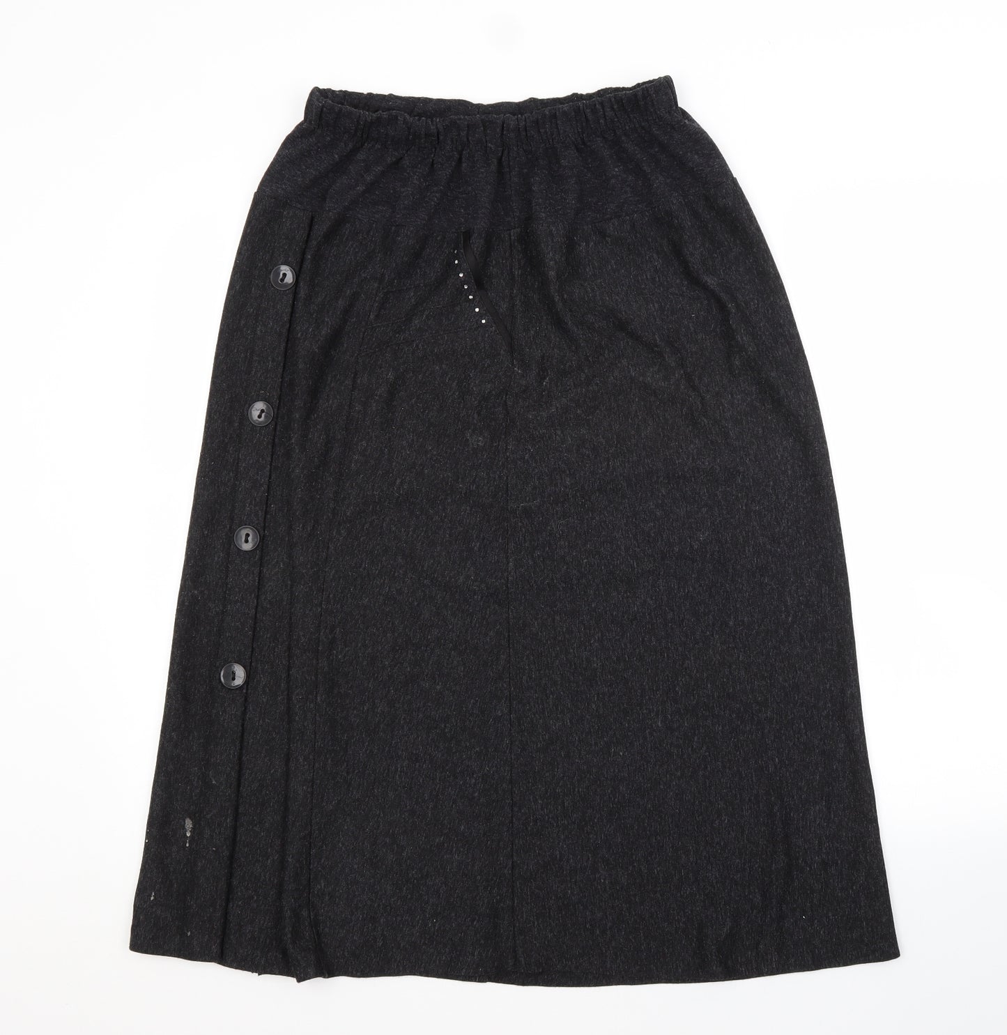 Preworn Womens Grey   A-Line Skirt
